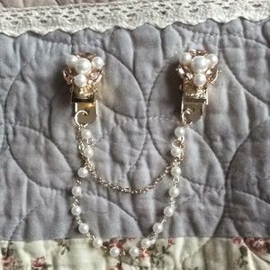Pearl sweater clip!